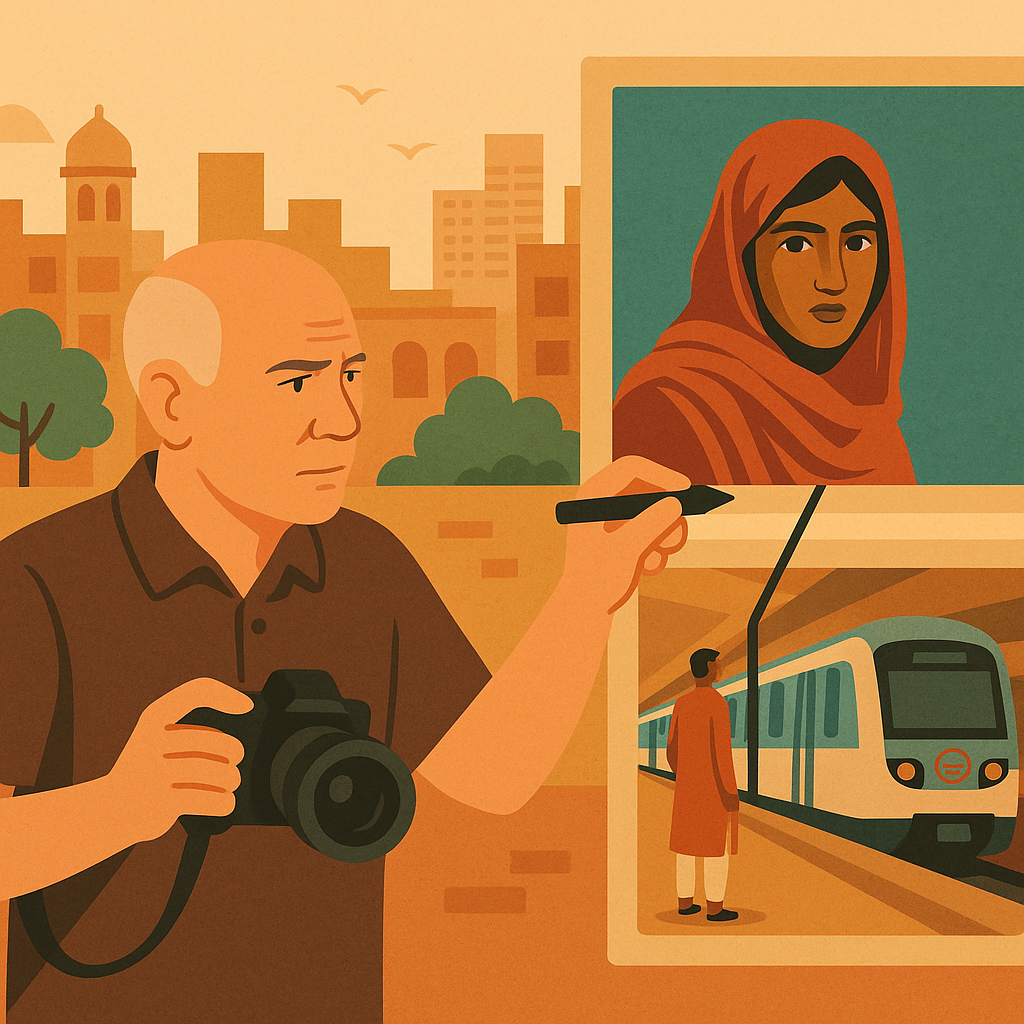 Featured image for the article: Steve McCurry in Delhi: AI has no place in news photography